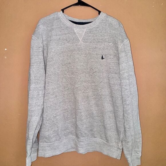 Jack Wills Men's Crewneck Knit Grey Long Sleeve Sweater - Size Large - Picture 1 of 10